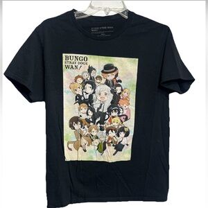 Bungo Stray Dogs Wan T-Shirt Size Medium Black